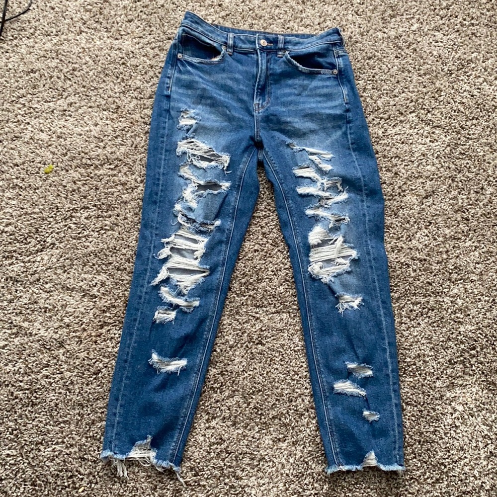 AMERICAN EAGLE | mom jean | 6R | stretch